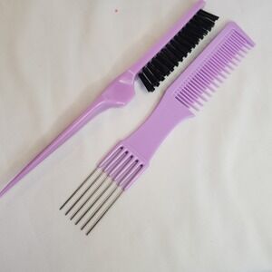 Paula Young Purple Wig Brush And Comb